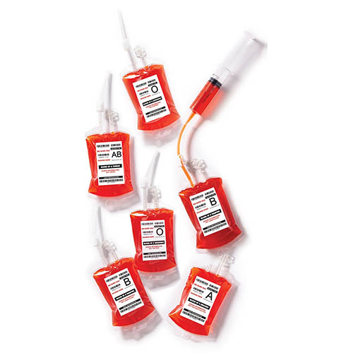 Blood Bag Drink Pouches