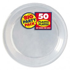 Clear Plastic Dinner Plate Big Pack