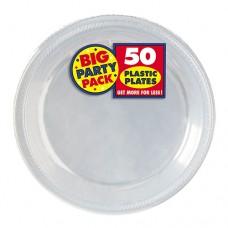 Clear Plastic Dessert Plate Big Pack