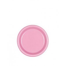 New Pink Plastic Dessert Plate