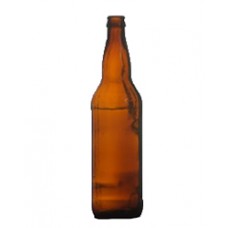 Amber Longneck Beer Bottle