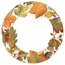 Autumn Leaves Two Dinner Plate