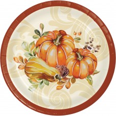 Autumn Wreath 7 in Dessert Plate