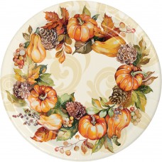 Autumn Wreath 9 in Dinner Plate