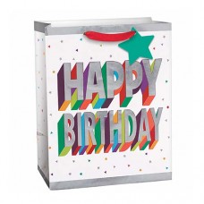 Gift Bag-Medium 3-D Birthday