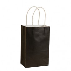 Gift Bag-Mini Bag Kraft Jet Black