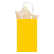 Gift Bag-Mini Bag Kraft Yellow Sun