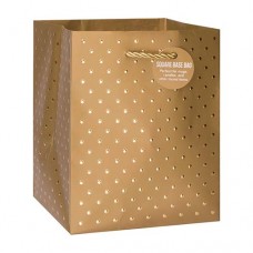 Gift Bag-Small Bag Square Base Gold