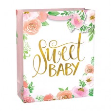 Gift Bag-Super Large Floral Baby Girl