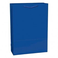 Gift Bag-Extra Large Bag Glossy  Bright Royal Blue