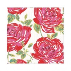 Bella Rosa in Red Luncheon Napkins