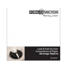 Form and Function White Beverage Napkin
