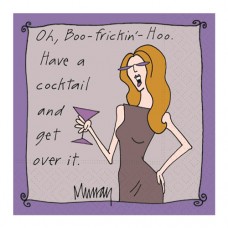 Funny Cocktail Napkins-Get Over It