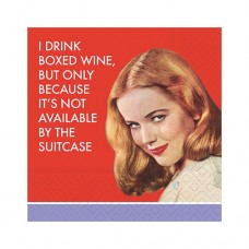 Funny Cocktail Napkins-I Drink Boxed Wine