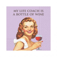 Funny Cocktail Napkins-My Life Coach