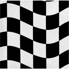 Checkered Flag Beverage Napkin
