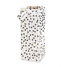 Gift Bag-Bottle Bag 1.5L Tuxedo Dots