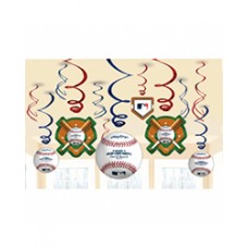 Baseball Rawlings Swirl Decoration