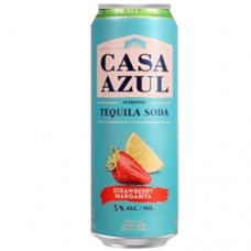 Casa Azul Tequila and Soda Strawberry Margarita 4 Pack