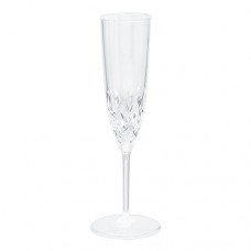 Champagne Glass Premium Plastic Crystal Look 4.2 oz 8 pack