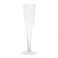 Champagne Glass Big Party Pack Plastic Flutes 5.5oz 20 pack