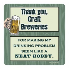Funny Coaster-Thank You Craft Breweries