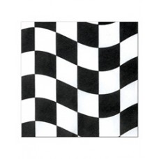 Checkered Flag Beverage Napkin
