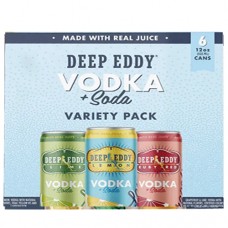 Deep Eddy Vodka and Soda Variety 6 Pack