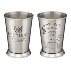 Kentucky Derby Glassware Stainless Steel Mint Julep Cup