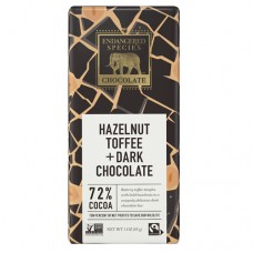 Endangered Species Hazelnut Toffee Dark Chocolate