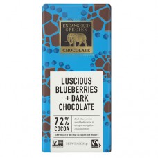 Endangered Species Luscious Blueberries Dark Chocolate