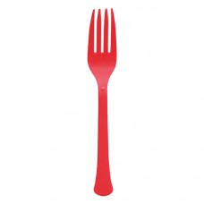 Apple Red Premium Forks