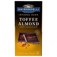 Ghirardelli Intense Dark Toffee Almond Dark Chocolate 3.5 oz.