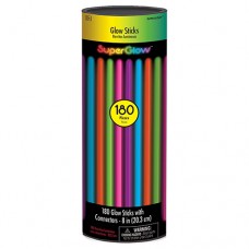 Super Glow Multicolored Glow Stick 8 Inch 180 pack