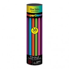 Super Glow Multicolored Glow Stick 8 inch 36 pack
