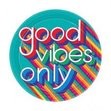 Good Vibes 10 1/2 inch Dinner Plate