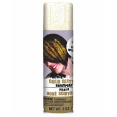 Gold Glitter Hair Spray