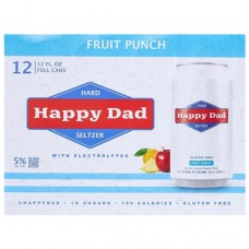 Happy Dad Fruit Punch Hard Seltzer 12 Pack