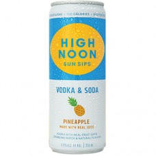 High Noon Pineapple Vodka and Soda 23.7 oz.
