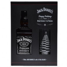 Jack Daniel's Tennessee Whiskey Old No. 7 Black Label Gift Set 750 ml
