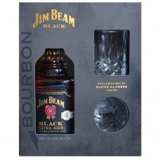 Jim Beam Bourbon Black Label 750 ml Gift Set