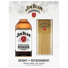 Jim Beam Bourbon White Label 4 yr. Gift Set