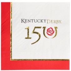 Kentucky Derby Tableware-150th Kentucky Derby Luncheon Napkin