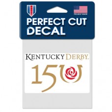 Kentucky Derby Decorations-150th Kentucky Derby Decal 4 x 4