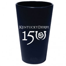 Kentucky Derby Drinkware-150th Kentucky Derby Silicone Glass 16 oz