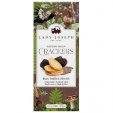 Lady Joseph Artisanal Vegan Black Truffle and Olive Oil Crackers