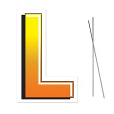 "L" Plastic Lawn Sign