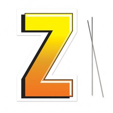 "Z" Plastic Lawn Sign