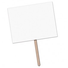 Blank Lawn Sign