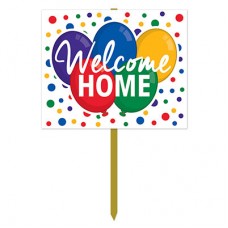 Welcome Home Lawn Sign